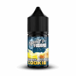 Liquid Fusions - Banana Custard Cookie - Longfill Flavour Shot (15ml)