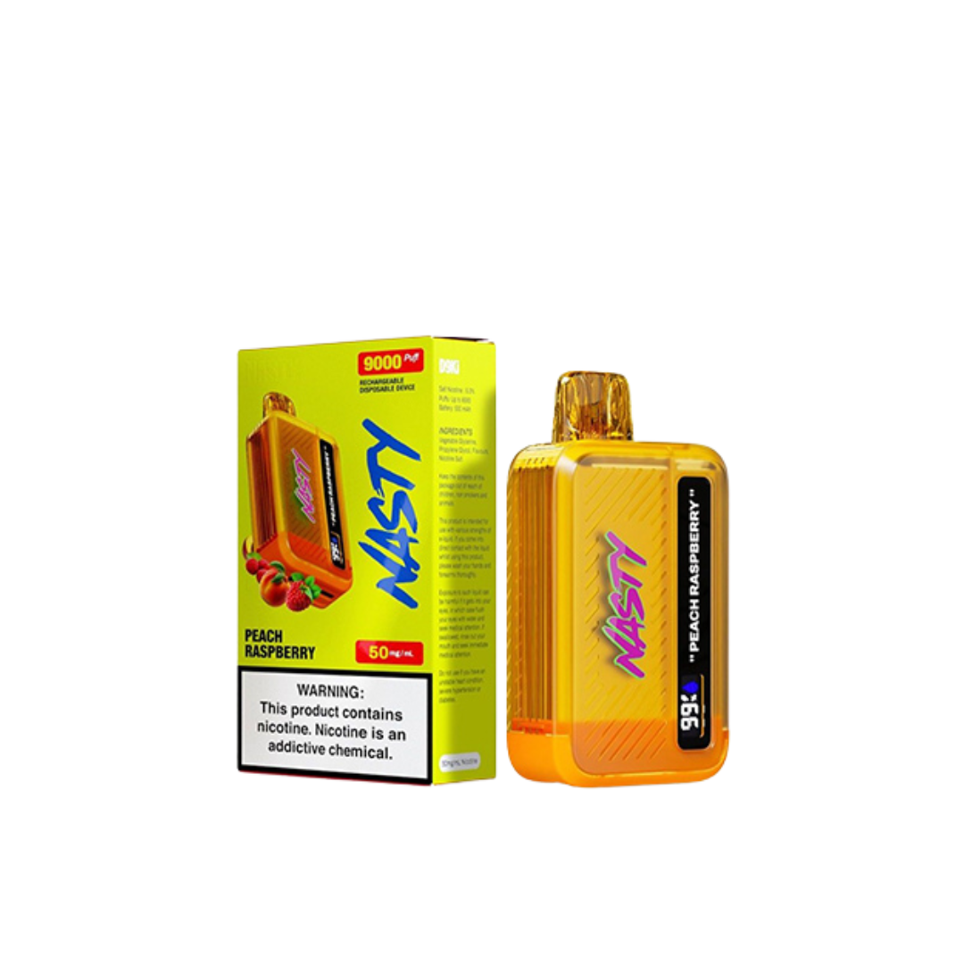NASTY BAR 9K Disposable Vape - Peach Raspberry