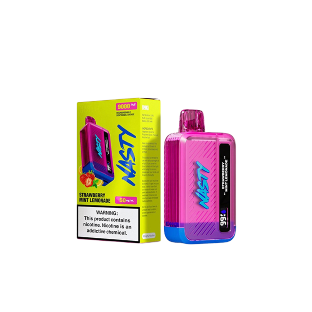 NASTY BAR 9K Disposable Vape - Strawberry Mint Lemonade