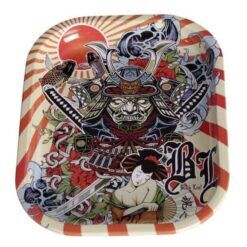 Black Leaf Rolling Tray - Ronin & Geisha